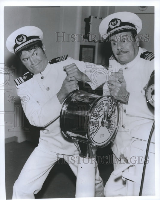 1969 Press Photo Larry Storch and Billy De Wolfe star in "The Queen and I", CBS- Historic Images