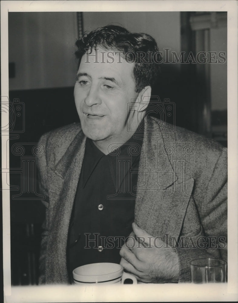 1949 Press Photo Detective Lieutenant Charles Nowakowski of Milwaukee- Historic Images