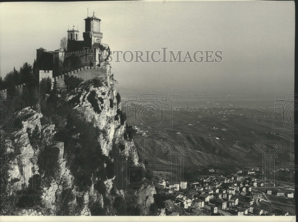 1978 Press Photo San Marino, with 23 Square Miles Is Surrounded By Italy- Historic Images