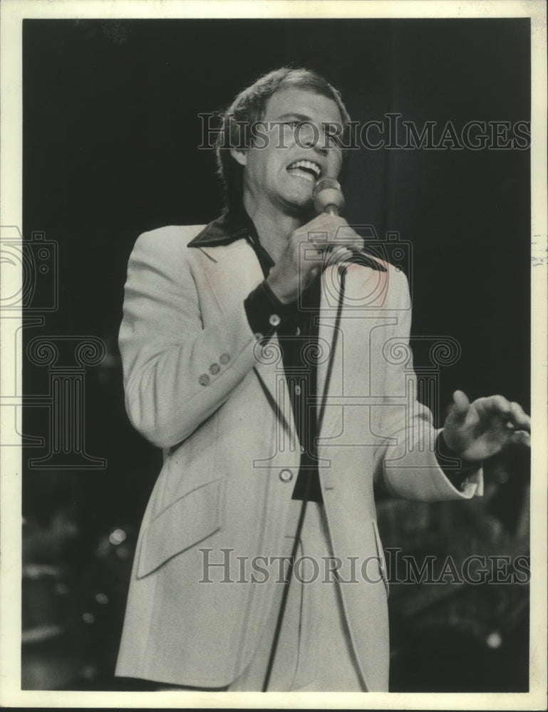 1973 Press Photo Bobby Rydell on the ABC Television Network&#39;s &quot;In Concert&quot;.- Historic Images