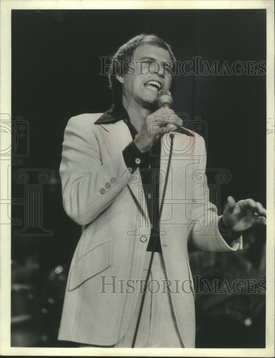 1973 Press Photo Bobby Rydell on the ABC Television Network's "In Concert".- Historic Images