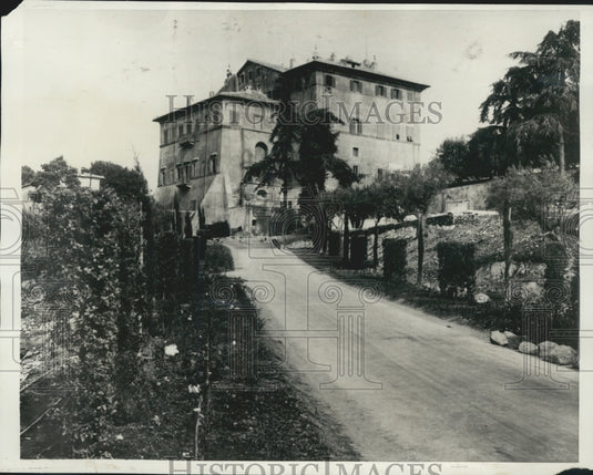 1933 Press Photo Barberini Palace, Part of the Pope's Summer Residence- Historic Images