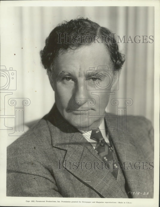 1935 Press Photo Fred Stone, internationally famous stage star in Hollywood.- Historic Images