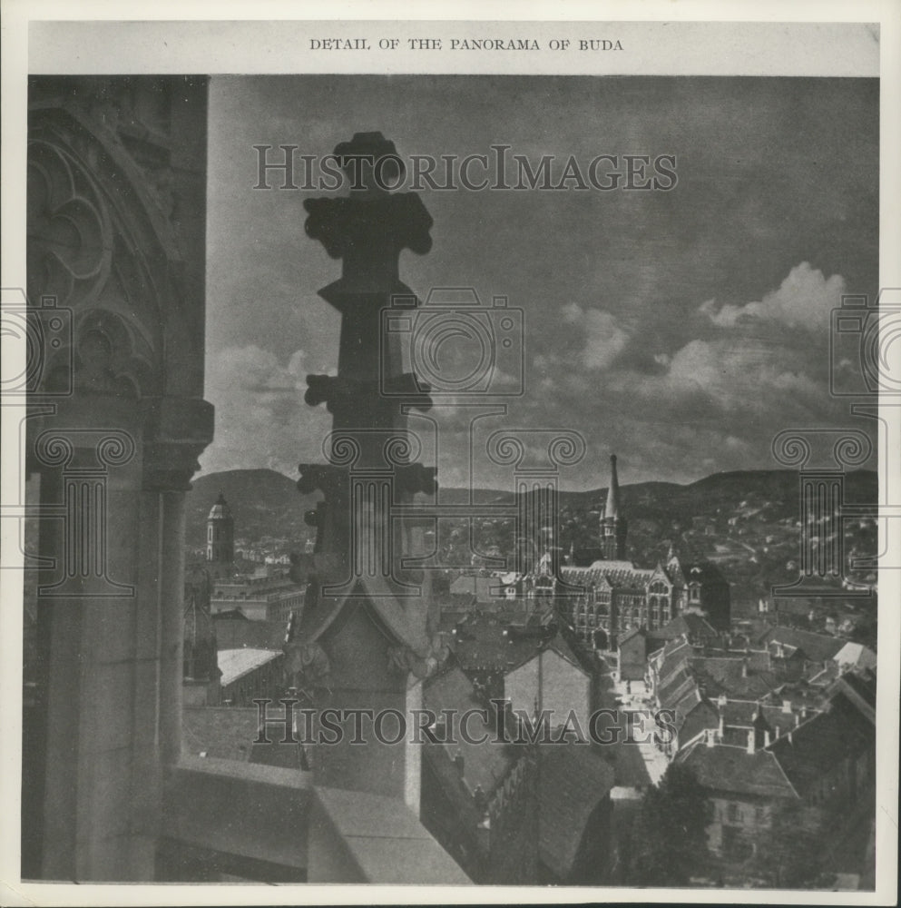 1944 Press Photo View across Budapest, Hungary- Historic Images