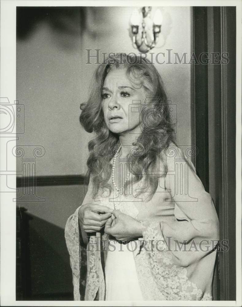 1967 Press Photo Jo Van Fleet stars in &quot;Verdict for Terror&quot; on NBC Television- Historic Images