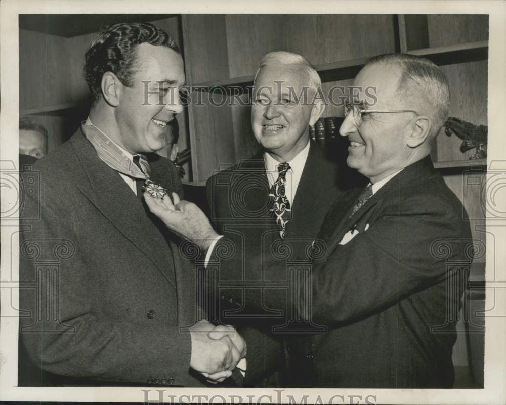 1948 Press Photo Prince Bertil of Sweden Receives Legion of Merit- Historic Images