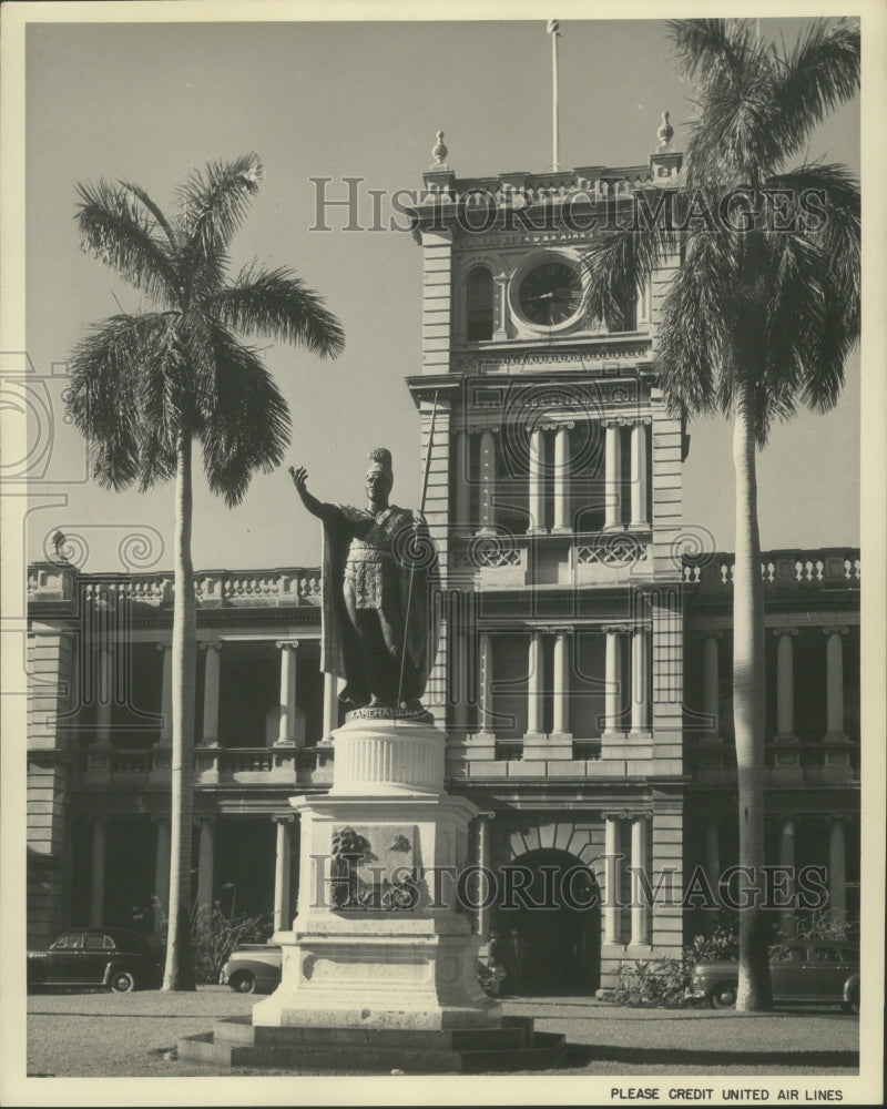 1948 Press Photo Hawaii Memorial- Historic Images