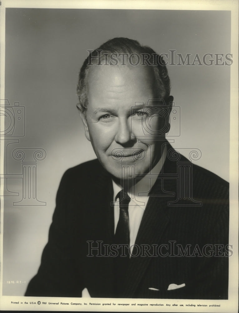 1961 Press Photo Actor Regis Toomey - mjx52413- Historic Images