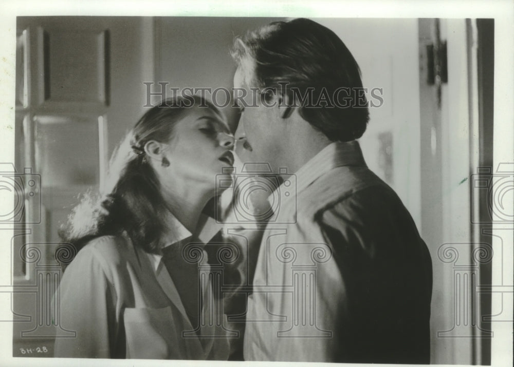 1984 Press Photo Kathleen Turner and William Hurt star in &quot;Body Heat,&quot;- Historic Images