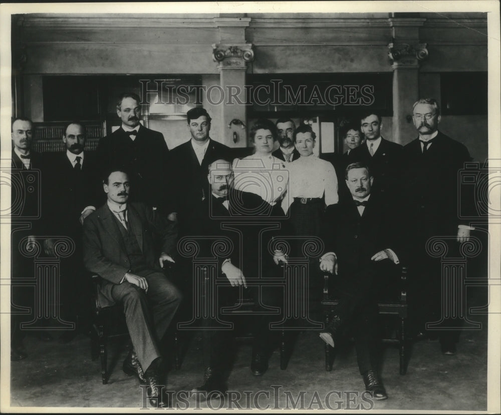 1906 Press Photo Milwaukee&#39;s first Juvenile Court staff - mjx54933- Historic Images