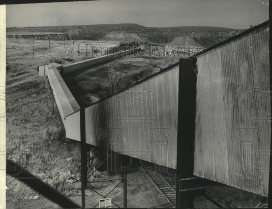 Press Photo Iron Ore Conveyer transports 750 tons of Ore an Hour in Virginia- Historic Images