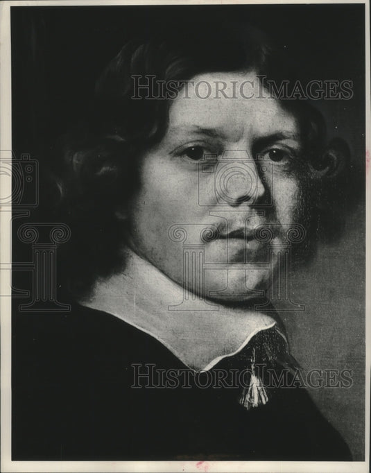 1963 Press Photo Painting, Govaert Flinck's "Portrait" Milwaukee Art Center- Historic Images