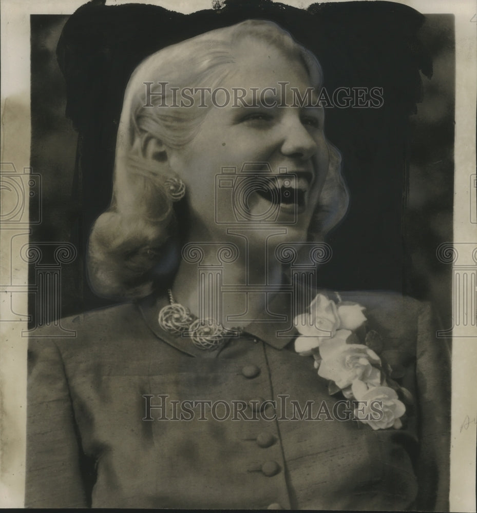 1949 Press Photo Sharman Douglas, daughter of Ambassador Lewis Douglas