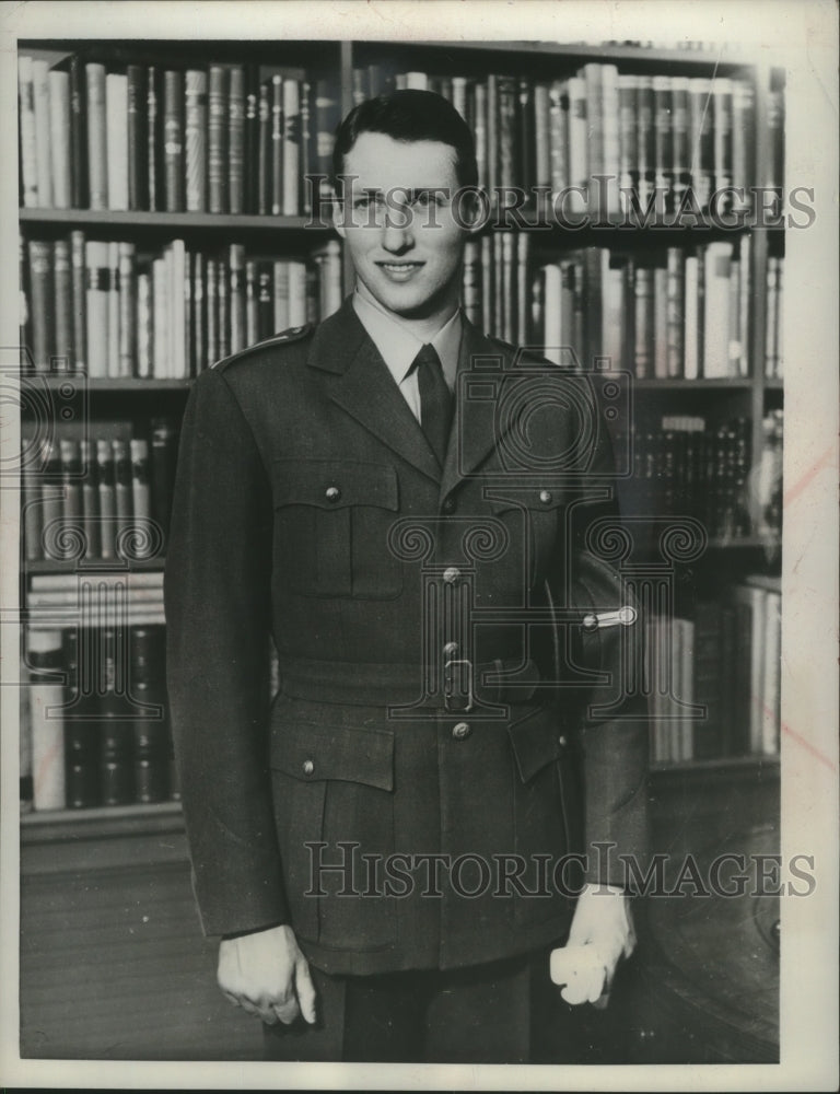 1958 Press Photo Crown Prince Harald of Norway on his 21st birthday - mjx57184