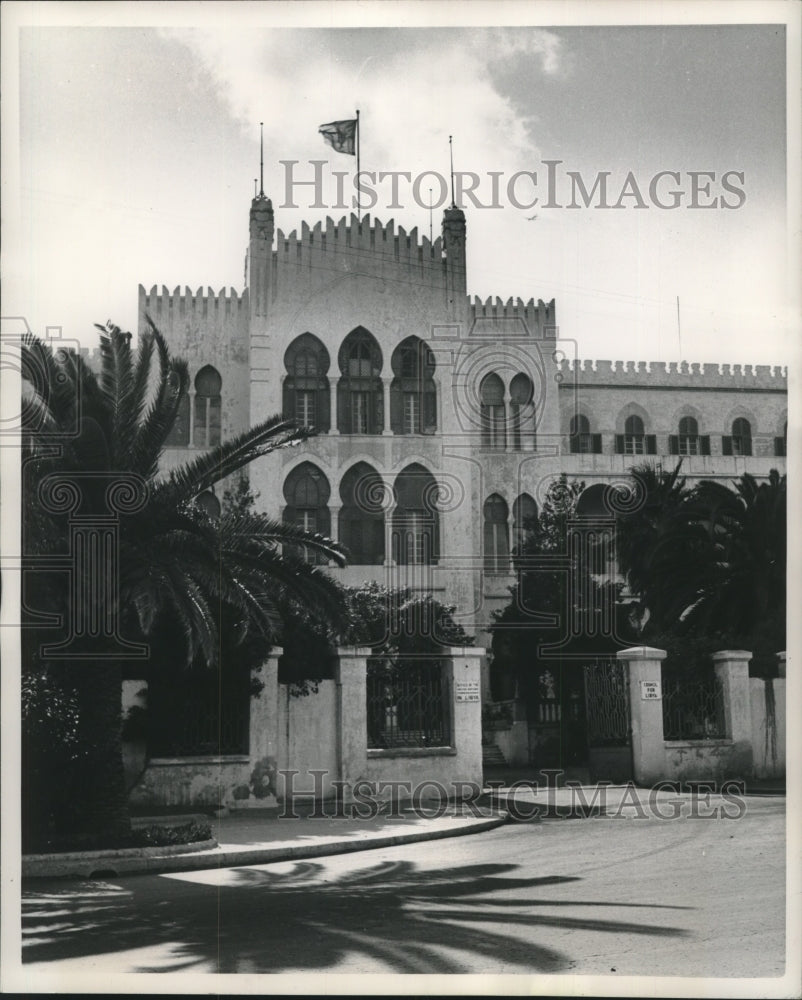 1951 Press Photo United Nations headquarters in Tripoli, Libya - mjx59189- Historic Images