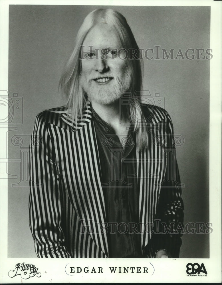 1981 Press Photo Musician Edgar Winter - mjx59327- Historic Images