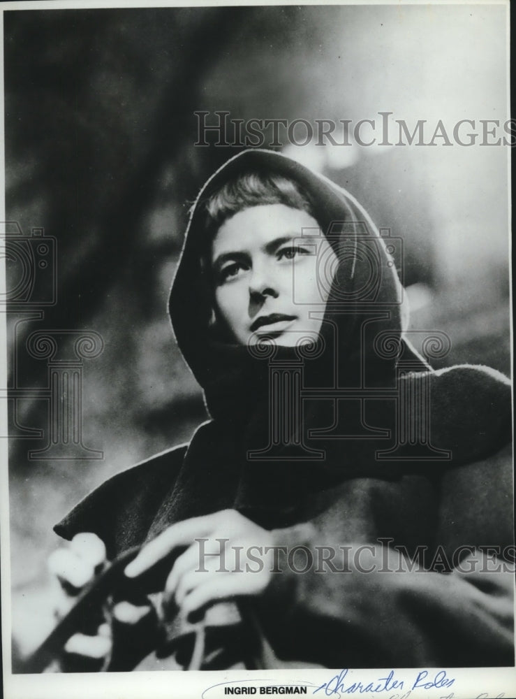 1981 Press Photo Ingrid Bergman - mjx59627- Historic Images