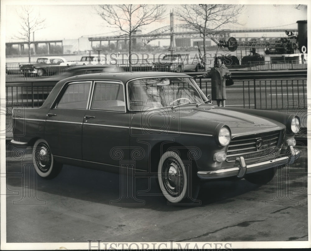 1961 Press Photo Peugeot passenger 404 from France - mjx60006- Historic Images