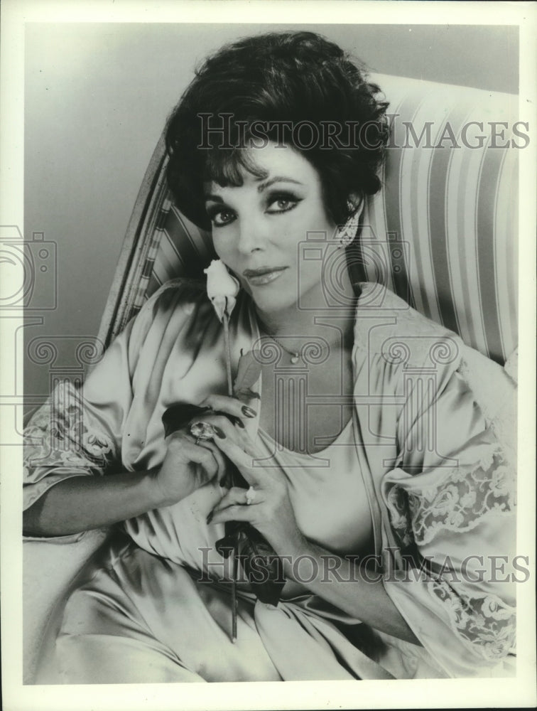 1986 Press Photo Actress Joan Collins in &quot;Sins&quot; - mjx60434- Historic Images