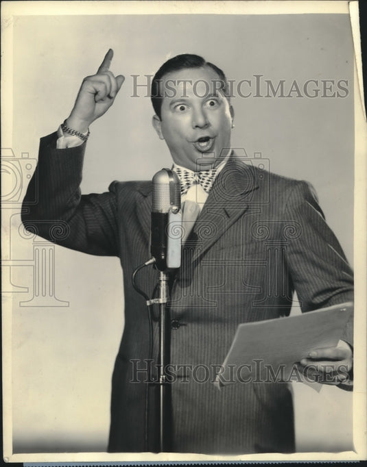 1943 Press Photo Jerry Lester "the Jerry Lester Show" - mjx61203- Historic Images