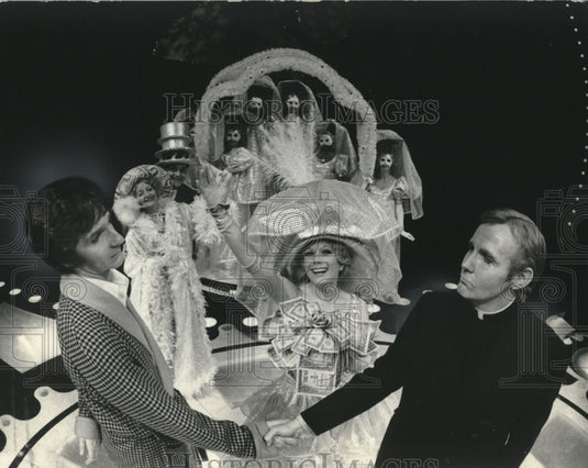 1970 Press Photo Scene of Cast from the Play "Beggar on Horseback" - mjx61640- Historic Images