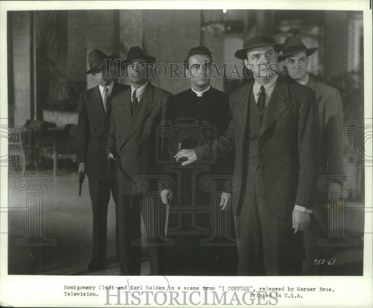 1985 Press Photo Old photo of scene from movie "I Confess" - mjx61727- Historic Images