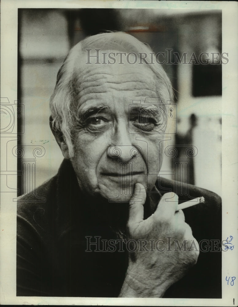 1975 Press Photo Columbia University Professor And Author Lionel Trilling- Historic Images