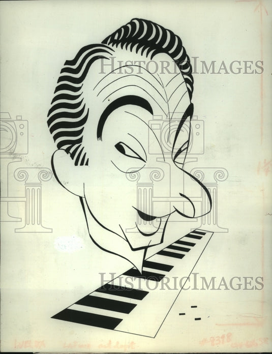1951 Press Photo "The Victor Borge Show" logo - mjx62537- Historic Images