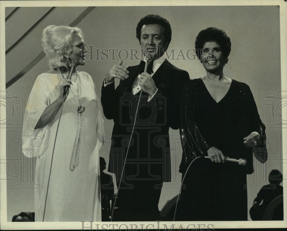 1978 Press Photo Peggy Lee, Vic Damone and Lena Horne in Richard Rodgers Salute- Historic Images