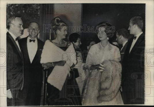 1962 Press Photo Grace of Monaco & Sophie of Spain at benefit in Monte Carlo.- Historic Images
