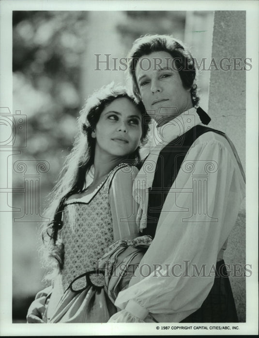 1987 Press Photo "Casanova"Â stars Richard Chamberlain and Ornella Muti- Historic Images