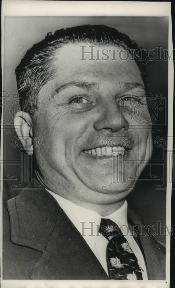 1958 Press Photo Teamster Union President James R. Hoffa - mjx65254- Historic Images