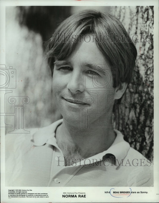 1979 Press Photo Beau Bridges stars in "Norma Rae" - mjx65392- Historic Images