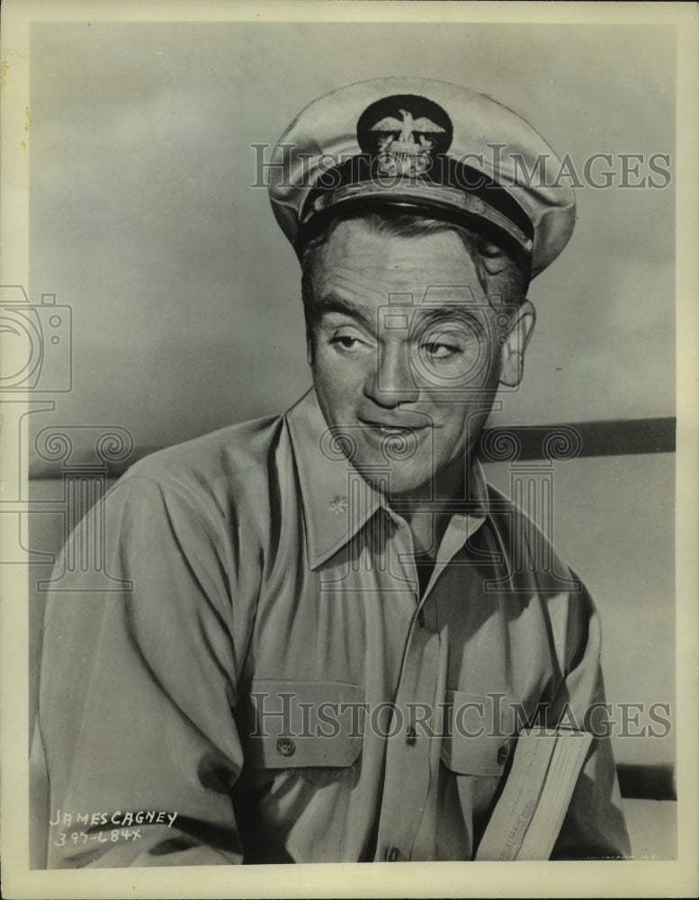 1955 Press Photo Actor James Cagney in &quot;Mr. Roberts&quot; - mjx65573- Historic Images