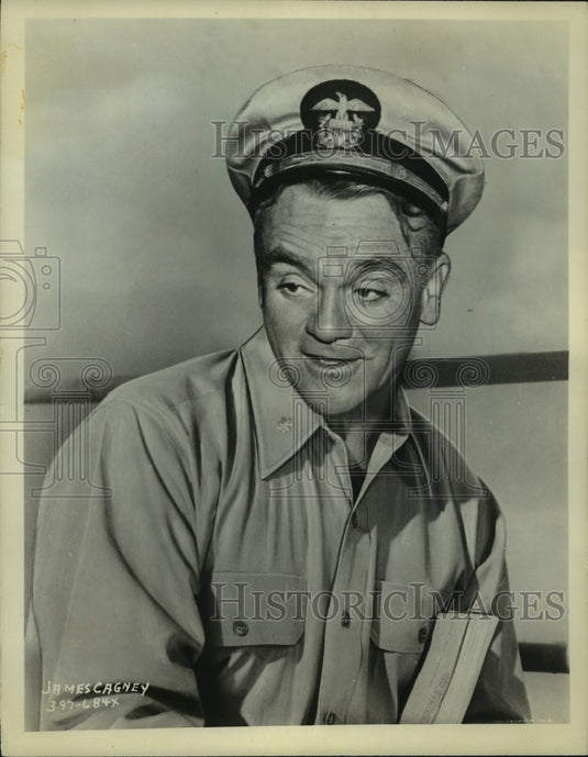 1955 Press Photo Actor James Cagney in "Mr. Roberts" - mjx65573- Historic Images