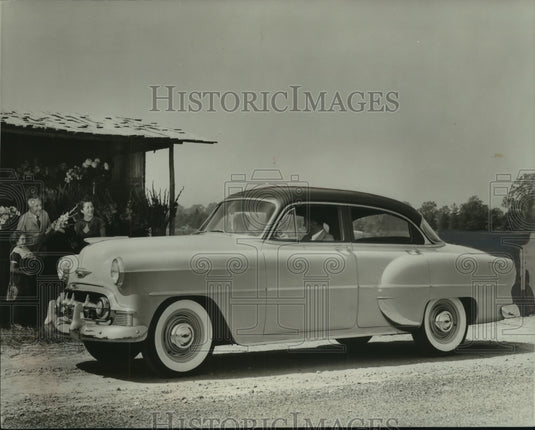 1953 Press Photo This Chevrolet four door sedan is in the "Two-Ten" series- Historic Images