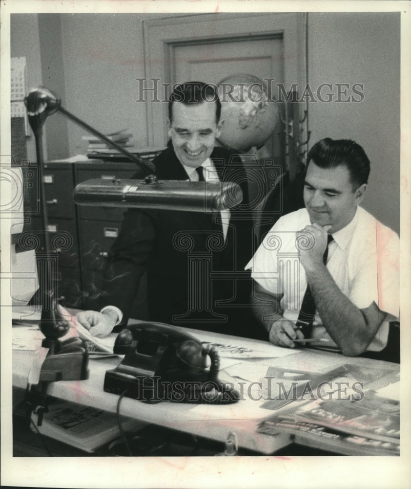 1963 Press Photo Director of United States Information Agency, Edward R. Murrow- Historic Images