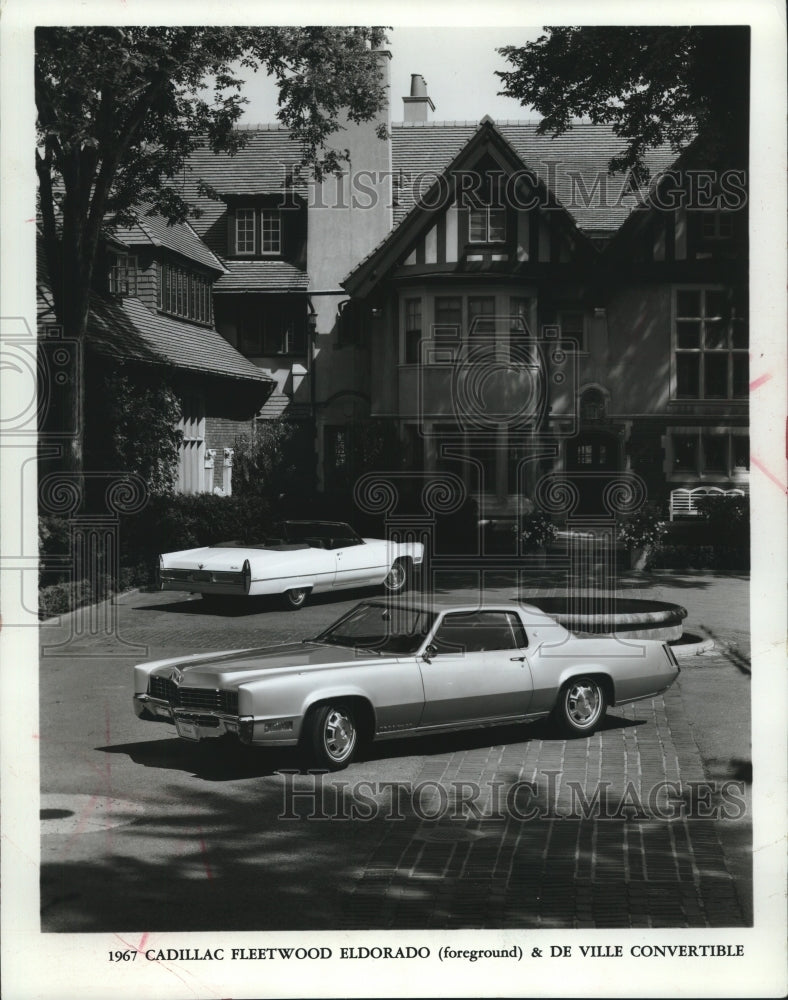 1966 Press Photo Cadillac Fleetwood Eldorado with de Ville convertible- Historic Images