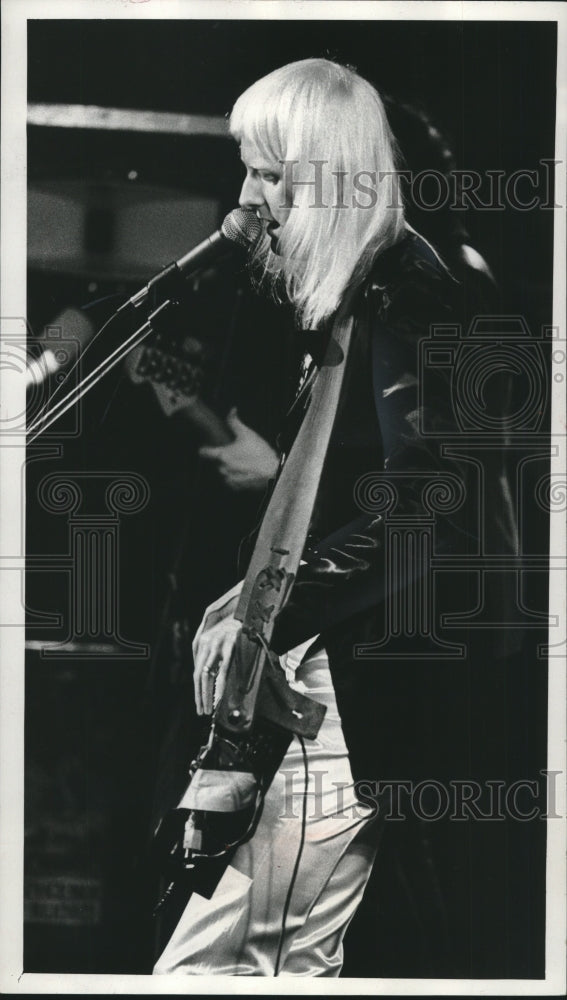1973 Press Photo Edgar winter at the Riverside. - mjx66859