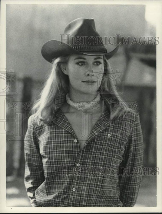 1983 Press Photo Cybill Shepherd actress starring in "The Yellow Rose.," NBC.- Historic Images