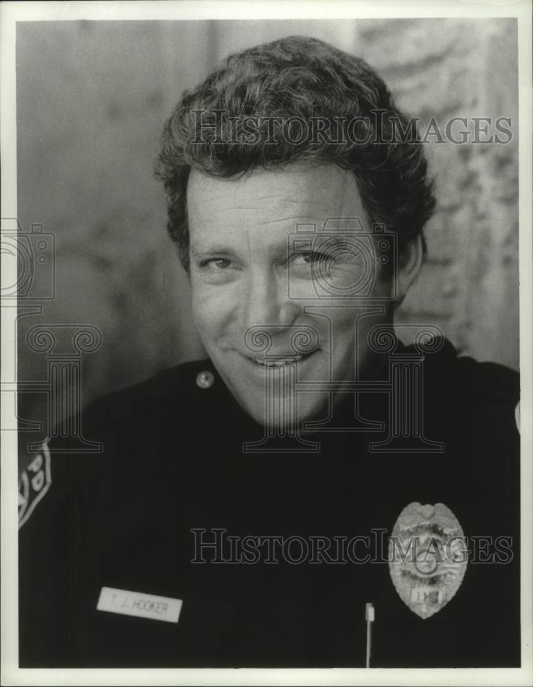 1982 Press Photo William Shatner in &quot;T.J. Hooker&quot; - mjx68388- Historic Images