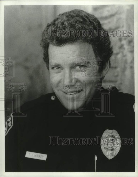1982 Press Photo William Shatner in "T.J. Hooker" - mjx68388- Historic Images