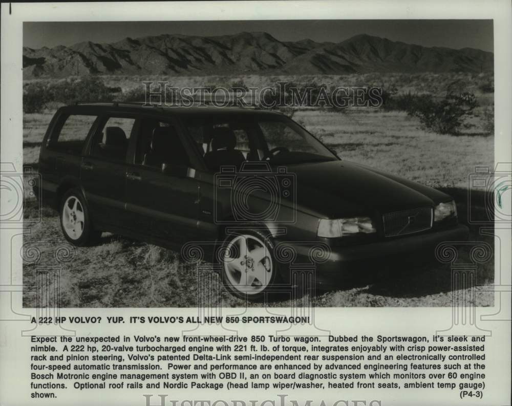 1994 Press Photo Volvo 850 Sportswagon automobile - mjx68620- Historic Images