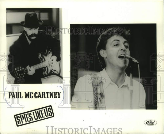 1986 Press Photo Paul McCartney in Spies Like Us - mjx68770- Historic Images