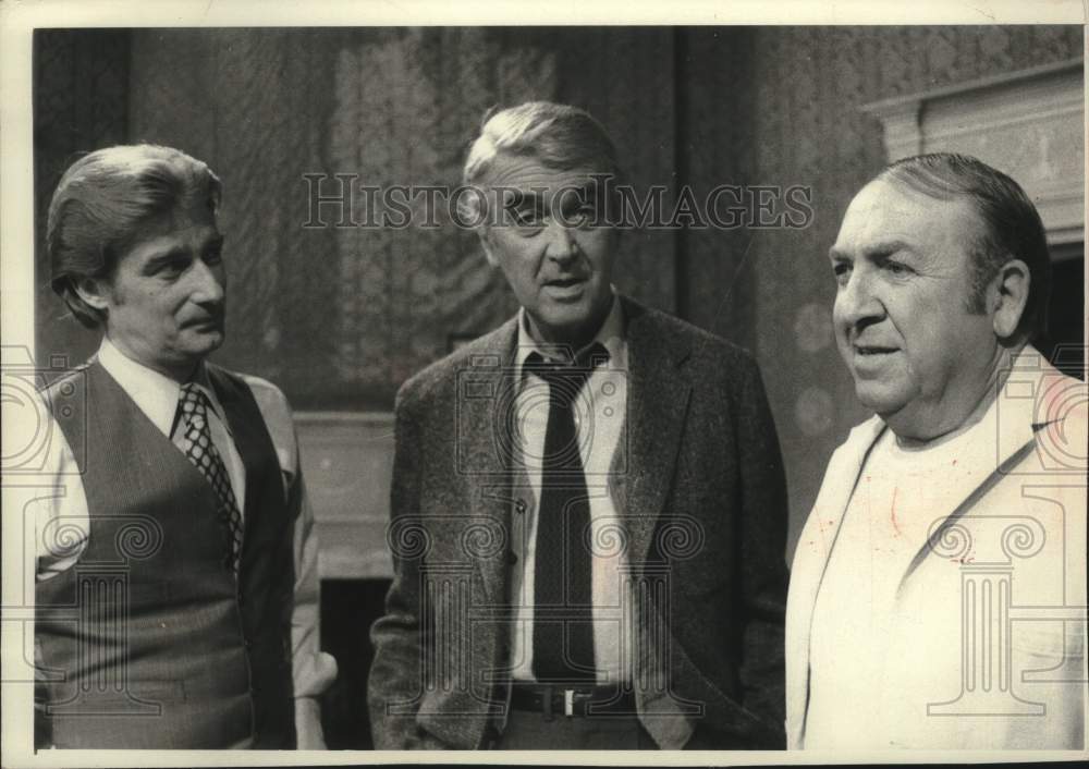 1972 Press Photo James Stewart And Jesse White In NBC&#39;s &#39;Harvey&#39; - mjx68841- Historic Images