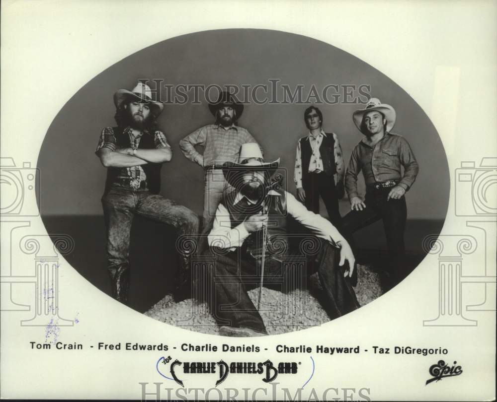 1983 Press Photo Members Of The Charlie Daniels Band - mjx69045- Historic Images