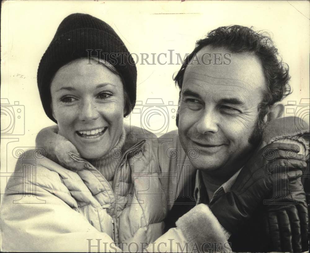 1974 Press Photo Yvette Mimieux and Her Husband Director Stanley Donen- Historic Images