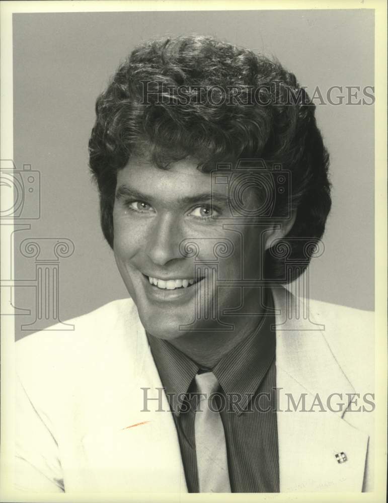 1984 Press Photo David Hasselhoff actor starring in &quot;The Cartier Affair,&quot; on NBC- Historic Images