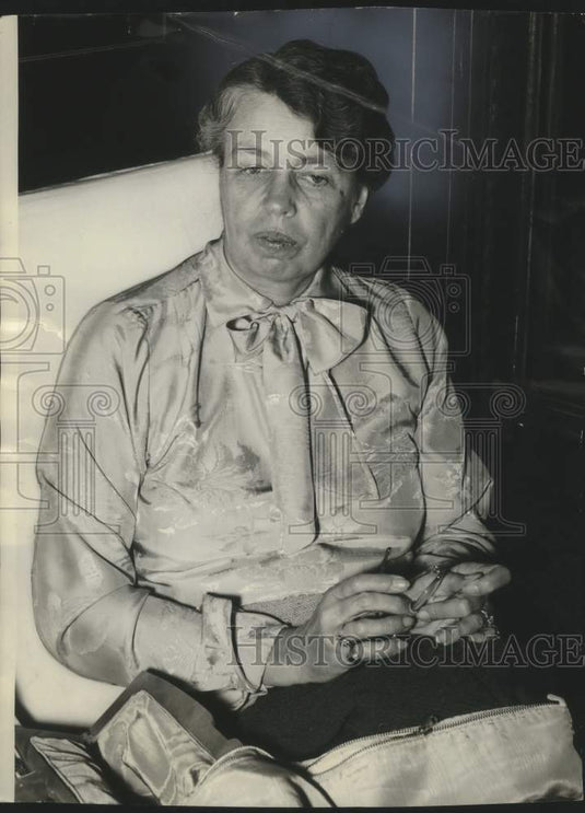 1937 Press Photo Mrs. Franklin D. Roosevelt - mjx70667- Historic Images