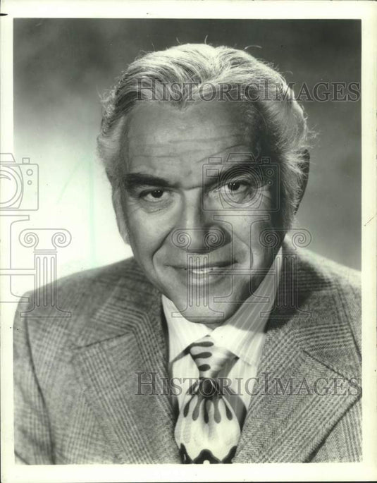 1981 Press Photo Actor Lorne Green - mjx70762- Historic Images
